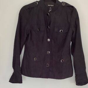 Rachel Adams Navy Blue Utility Jacket